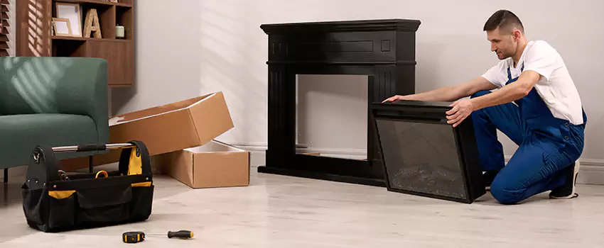 Old Rusted Metal Fireplace Repair And Replacement in Independence, MO